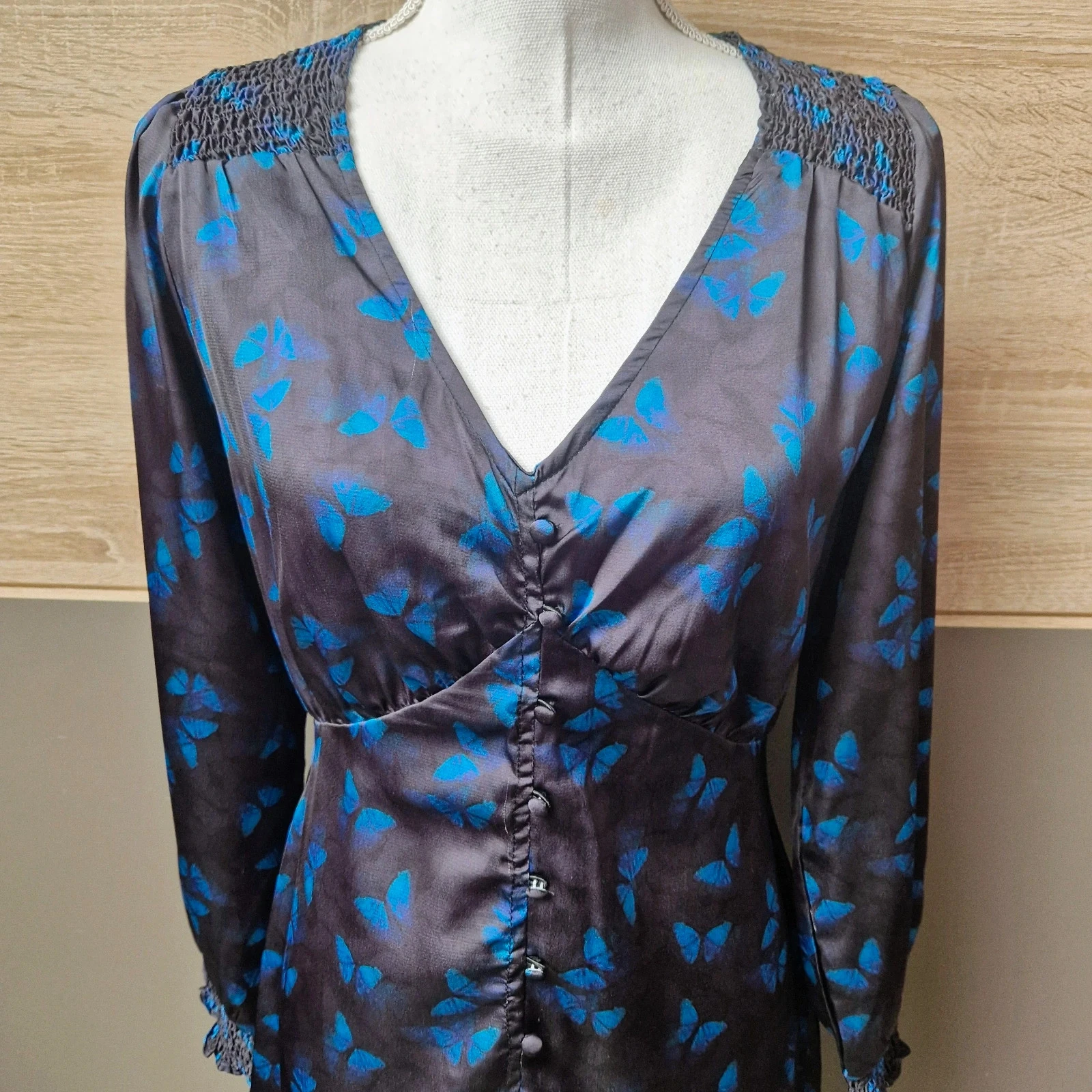 La City Butterfly Pattern Dress Size 38 – photo 2